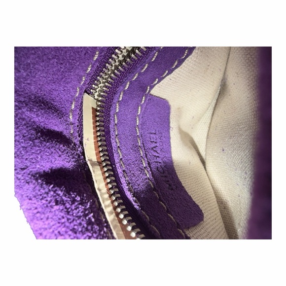 Michael Kors Purple Suede Mini Bag - Picture 7 of 12